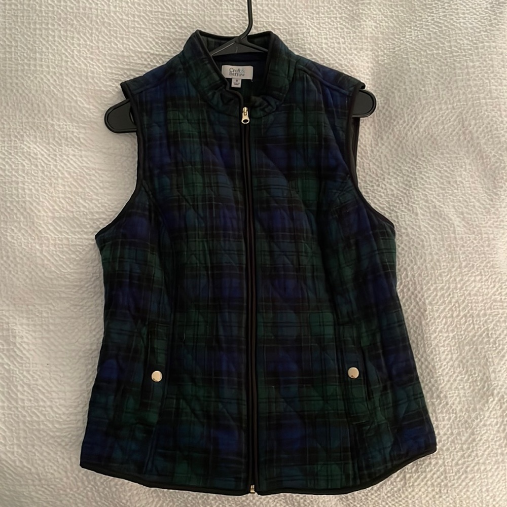Plaid vest